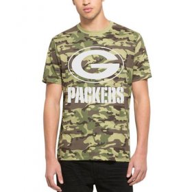 Wholesale Cheap Men\'s Green Bay Packers \'47 Camo Alpha T-Shirt