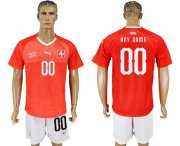 Wholesale Cheap Switzerland Personalized Home Soccer Country Jersey