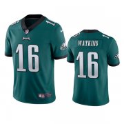 Wholesale Cheap Men's Philadelphia Eagles #16 Quez Watkins 2022 Green Vapor Untouchable Limited Stitched Jersey