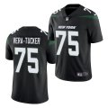 Cheap Men's New York Jets #75 Alijah Vera-Tucker Black Vapor Untouchable Limited Stitched Jersey
