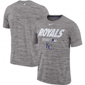Wholesale Cheap Kansas City Royals Nike Authentic Collection Velocity Team Issue Performance T-Shirt Gray