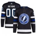 Cheap Men's Tampa Bay Lightning Custom Black 2024 Stadium Series Stitched Jersey