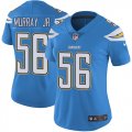 Wholesale Cheap Nike Chargers #56 Kenneth Murray Jr Electric Blue Alternate Women's Stitched NFL Vapor Untouchable Limited Jersey