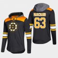 Wholesale Cheap Bruins #63 Brad Marchand Black 2018 Pullover Platinum Hoodie