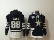 Wholesale Cheap Men's Dallas Cowboys #88 CeeDee Lamb NEW Black Pocket Stitched NFL Pullover Hoodie
