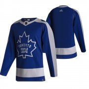 Wholesale Cheap Toronto Maple Leafs Blank Blue Men's Adidas 2020-21 Reverse Retro Alternate NHL Jersey