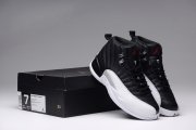 Wholesale Cheap Air Jordan 12 Playoffs Cleat Shoes Black/Gym Red-White-Metallic Silver