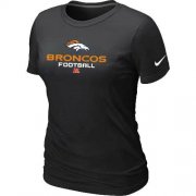 Wholesale Cheap Women's Nike Denver Broncos Critical Victory NFL T-Shirt Black