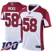 Wholesale Cheap Nike Cardinals #58 Jordan Hicks White Men's Stitched NFL 100th Season Vapor Limited Jersey