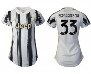 Wholesale Cheap Women 2020-2021 Juventus home aaa version 33 white Soccer Jerseys