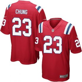 Wholesale Cheap Nike Patriots #23 Patrick Chung Red Alternate Youth Stitched NFL Elite Jersey