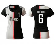 Wholesale Cheap Women's Juventus #6 Khedira Home Soccer Club Jersey