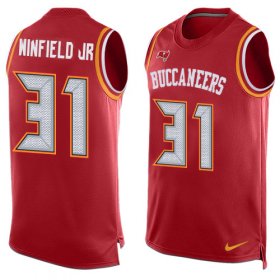Wholesale Cheap Nike Buccaneers #31 Antoine Winfield Jr. Red Team Color Men\'s Stitched NFL Limited Tank Top Jersey