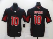 Wholesale Cheap Men's Arizona Cardinals #10 DeAndre Hopkins Black 2020 Color Rush Stitched NFL Nike Limited Jersey