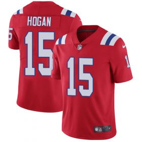 Wholesale Cheap Nike Patriots #15 Chris Hogan Red Alternate Men\'s Stitched NFL Vapor Untouchable Limited Jersey