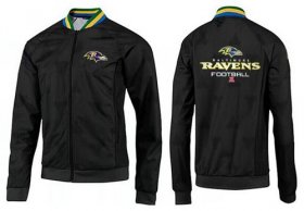Wholesale Cheap NFL Baltimore Ravens Victory Jacket Black_3
