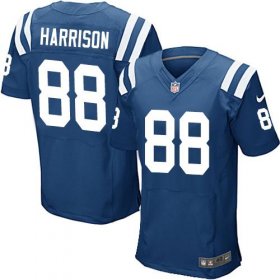 Wholesale Cheap Nike Colts #88 Marvin Harrison Royal Blue Team Color Men\'s Stitched NFL Elite Jersey