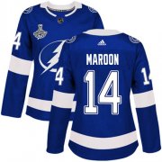 Cheap Adidas Lightning #14 Pat Maroon Blue Home Authentic Women's 2020 Stanley Cup Champions Stitched NHL Jersey