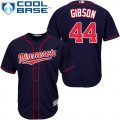 Wholesale Cheap Twins #44 Kyle Gibson Navy Blue Cool Base Stitched MLB Jersey