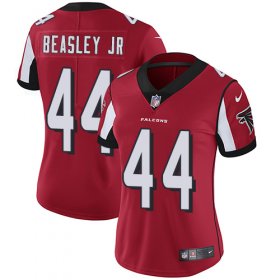 Wholesale Cheap Nike Falcons #44 Vic Beasley Jr Red Team Color Women\'s Stitched NFL Vapor Untouchable Limited Jersey