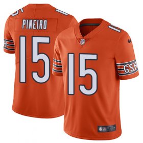 Wholesale Cheap Nike Bears #15 Eddy Pineiro Orange Men\'s Stitched NFL Limited Rush Jersey