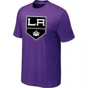 Wholesale Cheap Los Angeles Kings Big & Tall Logo Purple NHL T-Shirt