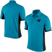 Wholesale Cheap Men's Nike NFL Carolina Panthers Blue Team Issue Performance Polo