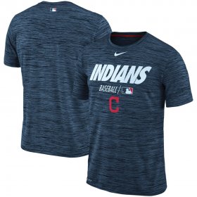 Wholesale Cheap Cleveland Indians Nike Authentic Collection Velocity Team Issue Performance T-Shirt Navy