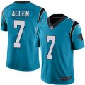 Wholesale Cheap Nike Panthers #7 Kyle Allen Blue Alternate Men's Stitched NFL Vapor Untouchable Limited Jersey
