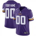 Wholesale Cheap Nike Minnesota Vikings Customized Purple Team Color Stitched Vapor Untouchable Limited Youth NFL Jersey
