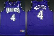 Wholesale Cheap Sacramento Kings #4 Chris Webber Purple Swingman Jersey