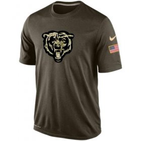 Wholesale Cheap Men\'s Chicago Bears Salute To Service Nike Dri-FIT T-Shirt