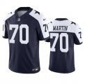 Wholesale Cheap Men's Dallas Cowboys #70 Zack Martin Navy 2023 F.U.S.E. Vapor Limited Stitched Football Jersey