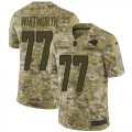 Wholesale Cheap Nike Rams #77 Andrew Whitworth Camo Men's Stitched NFL Limited 2018 Salute To Service Jersey