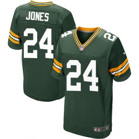 Wholesale Cheap Nike Packers #24 Josh Jones Green Team Color Men\'s Stitched NFL Elite Jersey