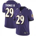Wholesale Cheap Nike Ravens #29 Earl Thomas III Purple Team Color Men's Stitched NFL Vapor Untouchable Limited Jersey
