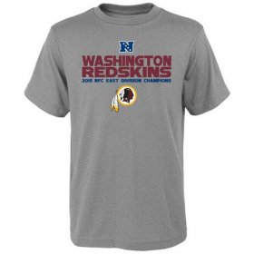 Wholesale Cheap Youth Washington Redskins Heather Gray 2015 NFC East Division Champions Next Level T-Shirt