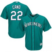 Wholesale Cheap Mariners #22 Robinson Cano Green Cool Base Stitched Youth MLB Jersey
