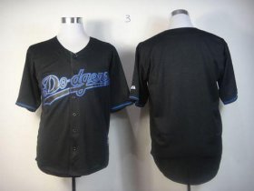 Wholesale Cheap Dodgers Blank Black Fashion Stitched MLB Jersey