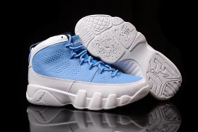 Wholesale Cheap Womens Air Jordan 9 for the love of the game Blue/white