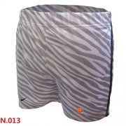 Wholesale Cheap Women's Nike NFL Cleveland Browns Embroidered Team Logo Zebra Stripes Shorts