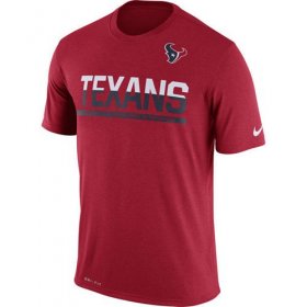 Wholesale Cheap Men\'s Houston Texans Nike Practice Legend Performance T-Shirt Red