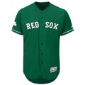 Wholesale Cheap Boston Red Sox Majestic St. Patrick's Day Flex Base Authentic Collection Celtic Team Jersey Green
