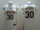 Wholesale Cheap Los Angeles Lakers #30 Julius Randle Revolution 30 Swingman White Jersey