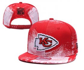 Wholesale Cheap Chiefs Team Logo Red White Adjustable Hat YD