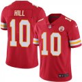 Wholesale Cheap Nike Chiefs #10 Tyreek Hill Red Team Color Men's Stitched NFL Vapor Untouchable Limited Jersey