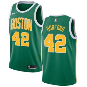 Wholesale Cheap Nike Celtics #42 Al Horford Green NBA Swingman Earned Edition Jersey