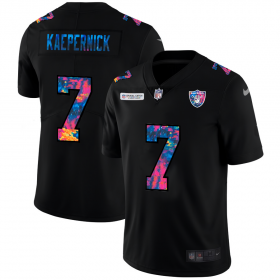 Cheap Las Vegas Raiders #7 Colin Kaepernick Men\'s Nike Multi-Color Black 2020 NFL Crucial Catch Vapor Untouchable Limited Jersey
