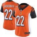 Wholesale Cheap Nike Bengals #22 William Jackson III Orange Alternate Women's Stitched NFL Vapor Untouchable Limited Jersey