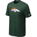 Wholesale Cheap Nike Denver Broncos Sideline Legend Authentic Logo Dri-FIT NFL T-Shirt Dark Green